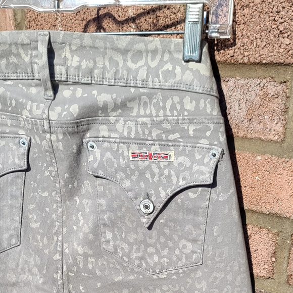 Hudson Kylie skinny crop grey leopard jeans - Picture 6 of 11